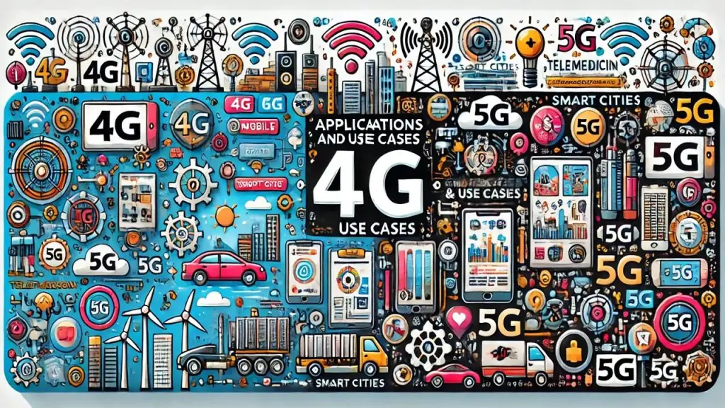 Applications and Use Cases of 4G and 5G