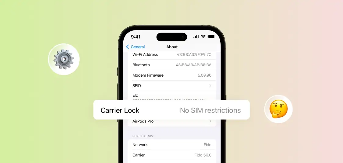 Carrier Locking and SIM Restrictions