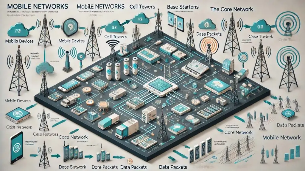 How Mobile Networks Transmit Data