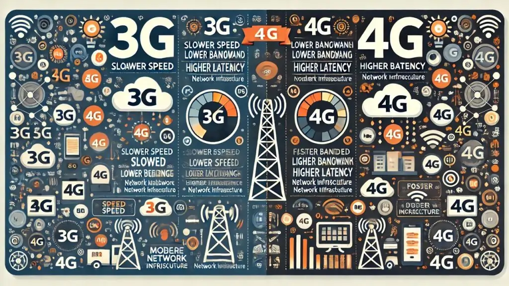 Key Differences Between 3G and 4G