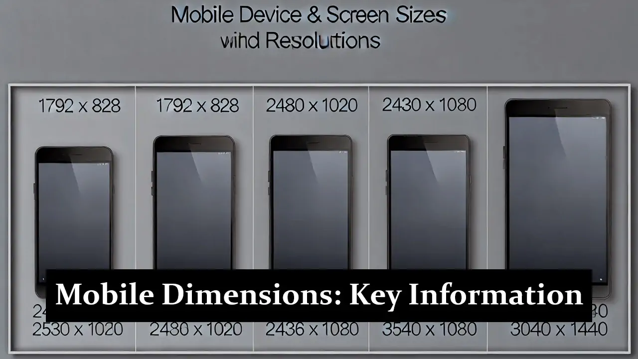 Mobile Dimensions - Key Information for Mobile Devices