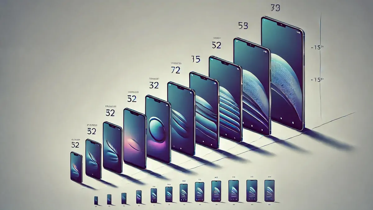 Mobile Phone Display Size