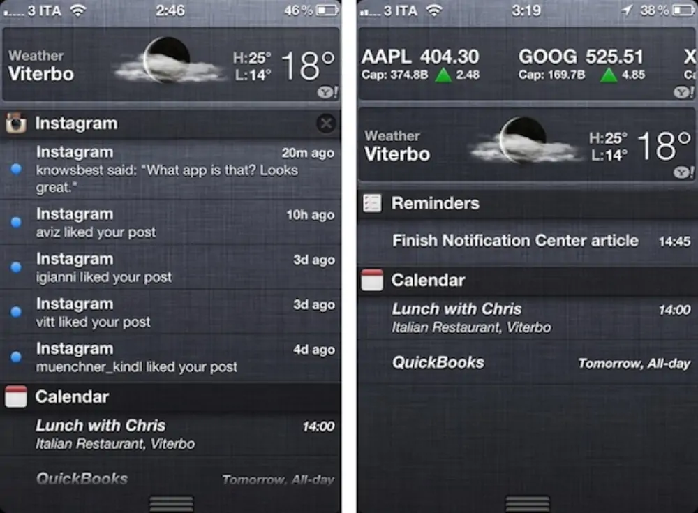 Notification Center