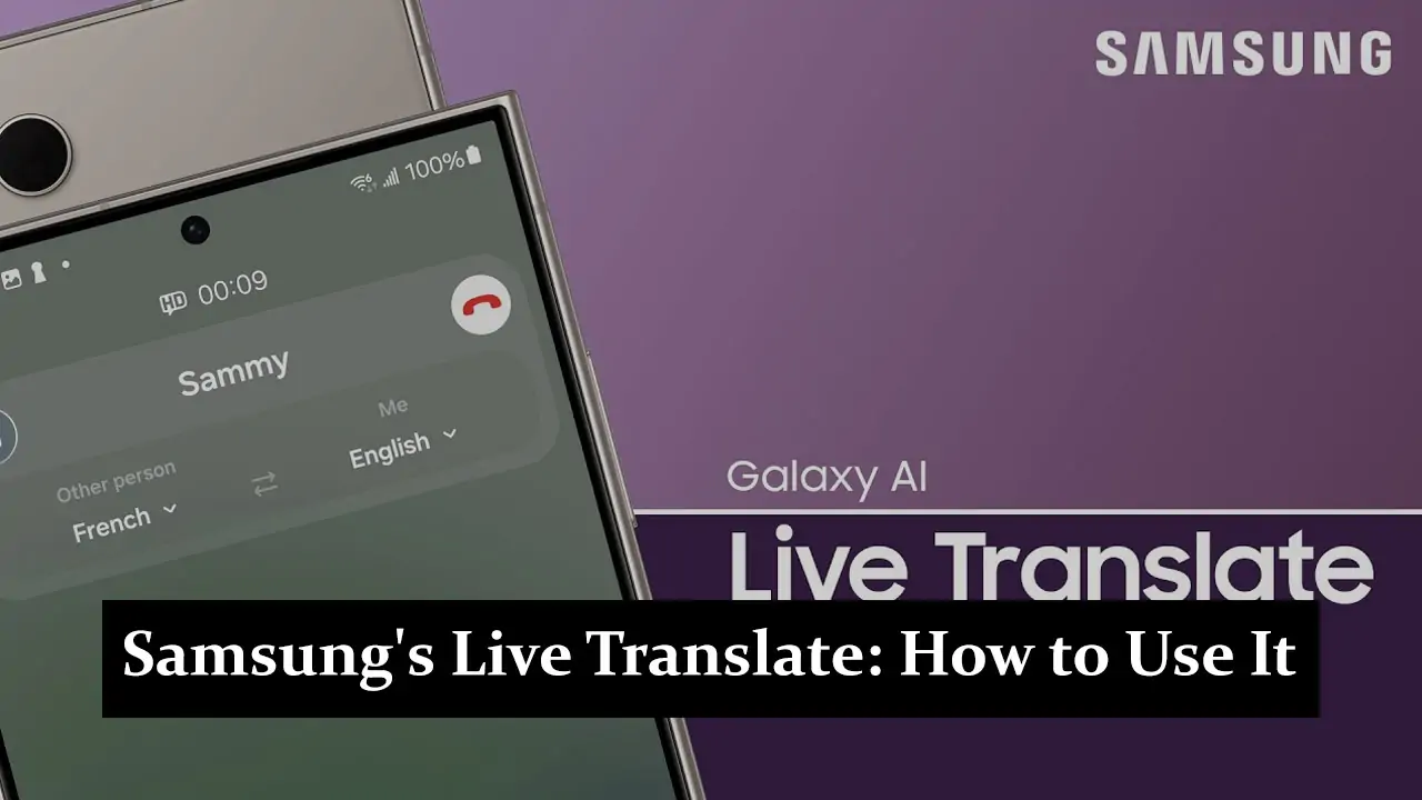 Samsung Live Translate - How to Use It