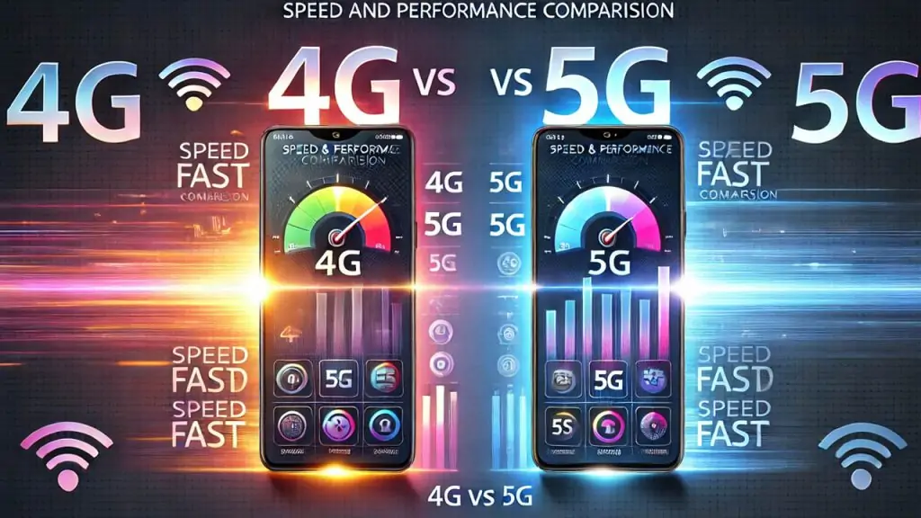 Speed and Performance Comparison of 4G vs 5G