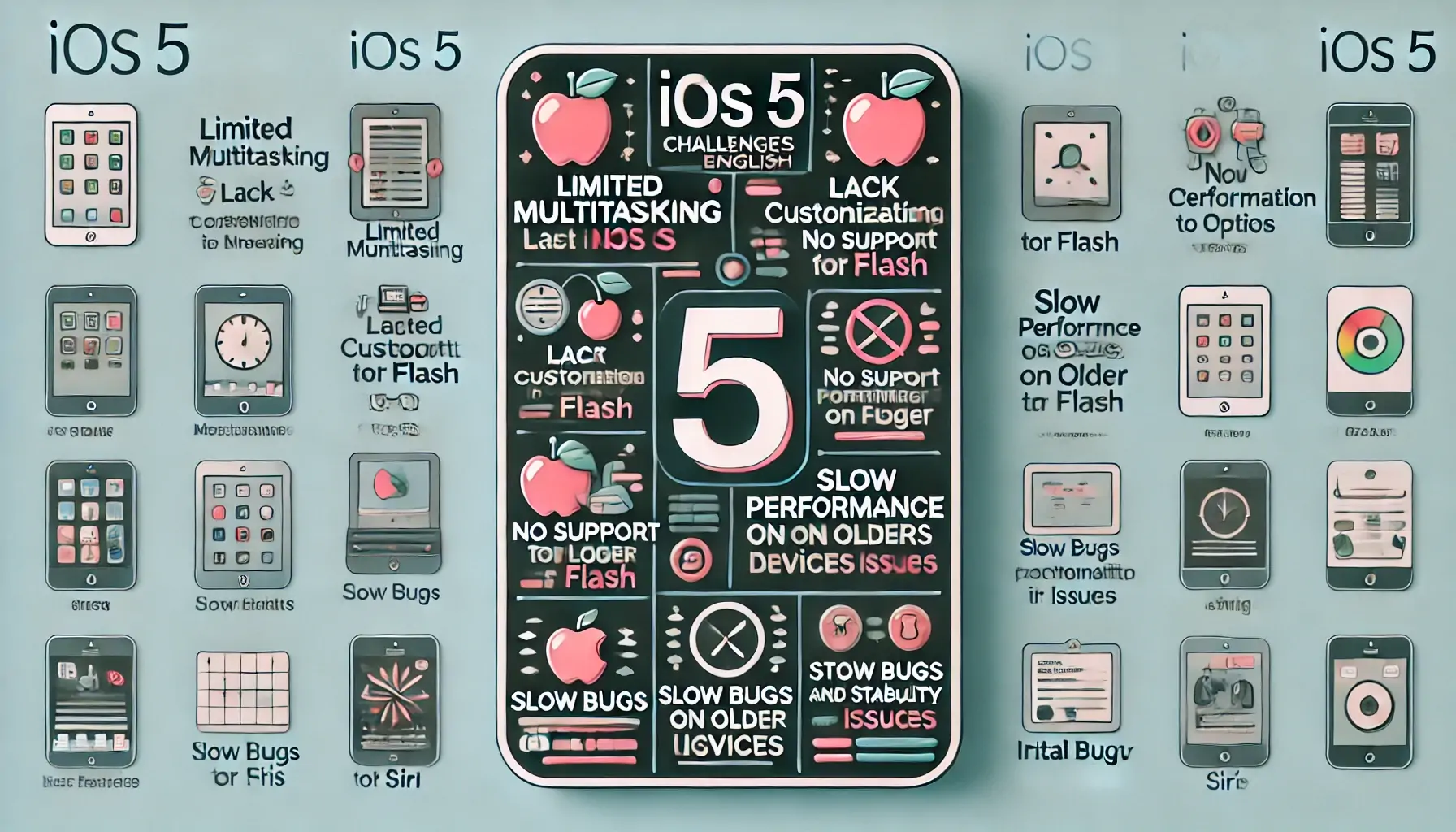 challanges faced by ios 5 