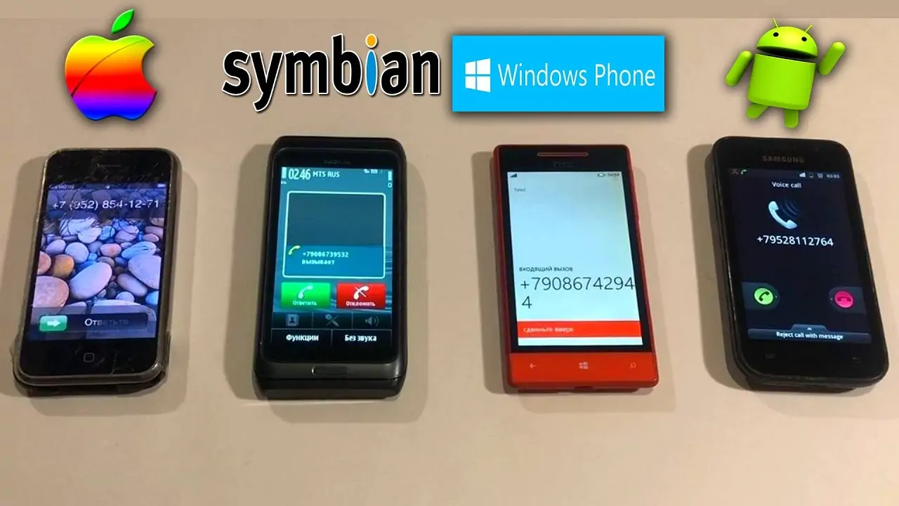 Symbian OS vs. iOS, Android, and Windows Mobile