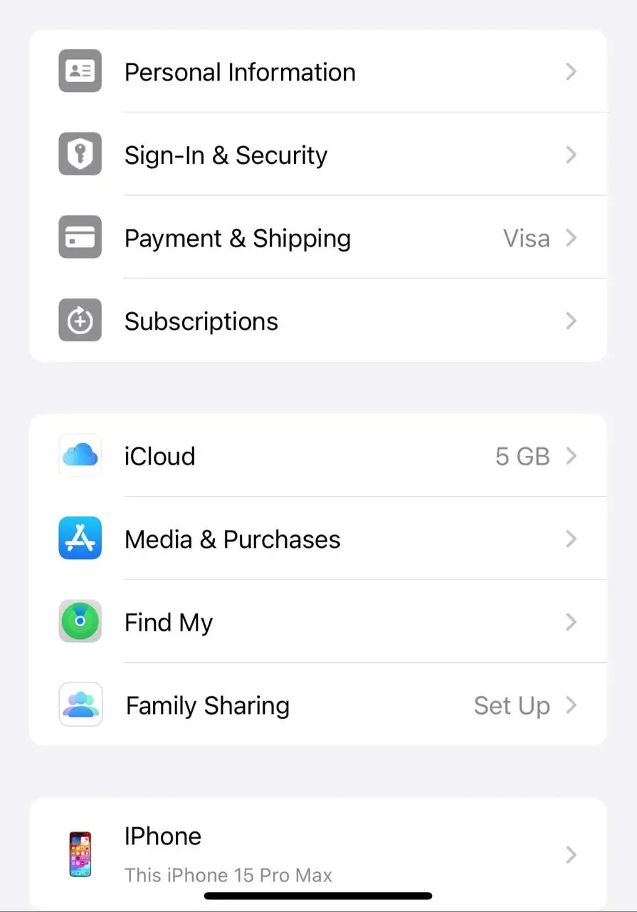 Tap on your Apple ID at the top of the screen, then select Subscriptions