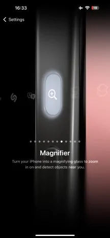 Magnifier Action Key