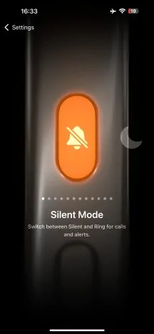 Silent Mode Action Key