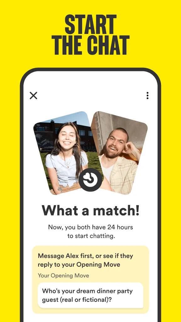 bumble dating and chat options