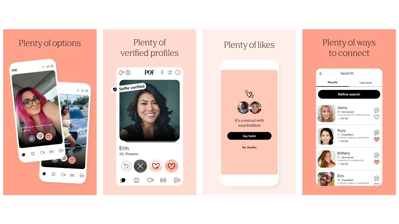 Plenty of Fish Dating App-screenshots