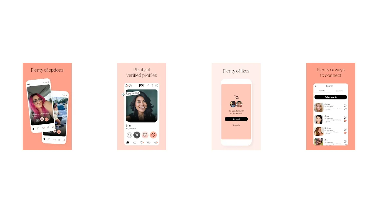 Plenty of Fish Dating App-screenshots