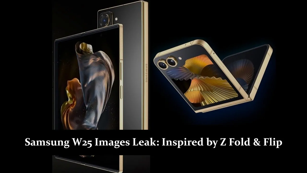 Samsung W25 Images Leak: Inspired by Z Fold & Flip Special Edition