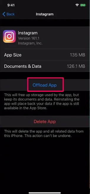 Select Offload App