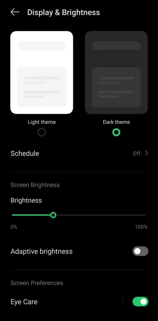 Enable Dark Mode