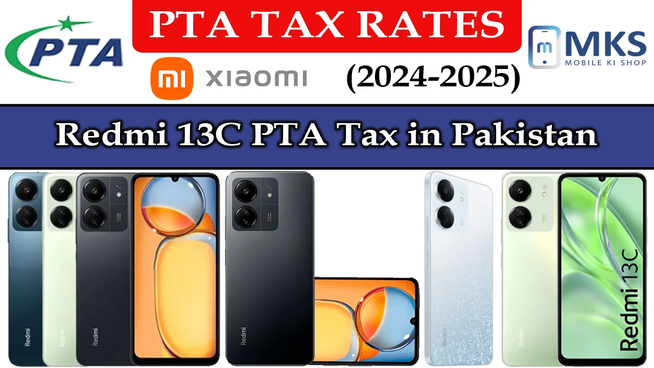 Redmi 13C PTA Tax