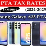 PTA Tax of Samsung A25