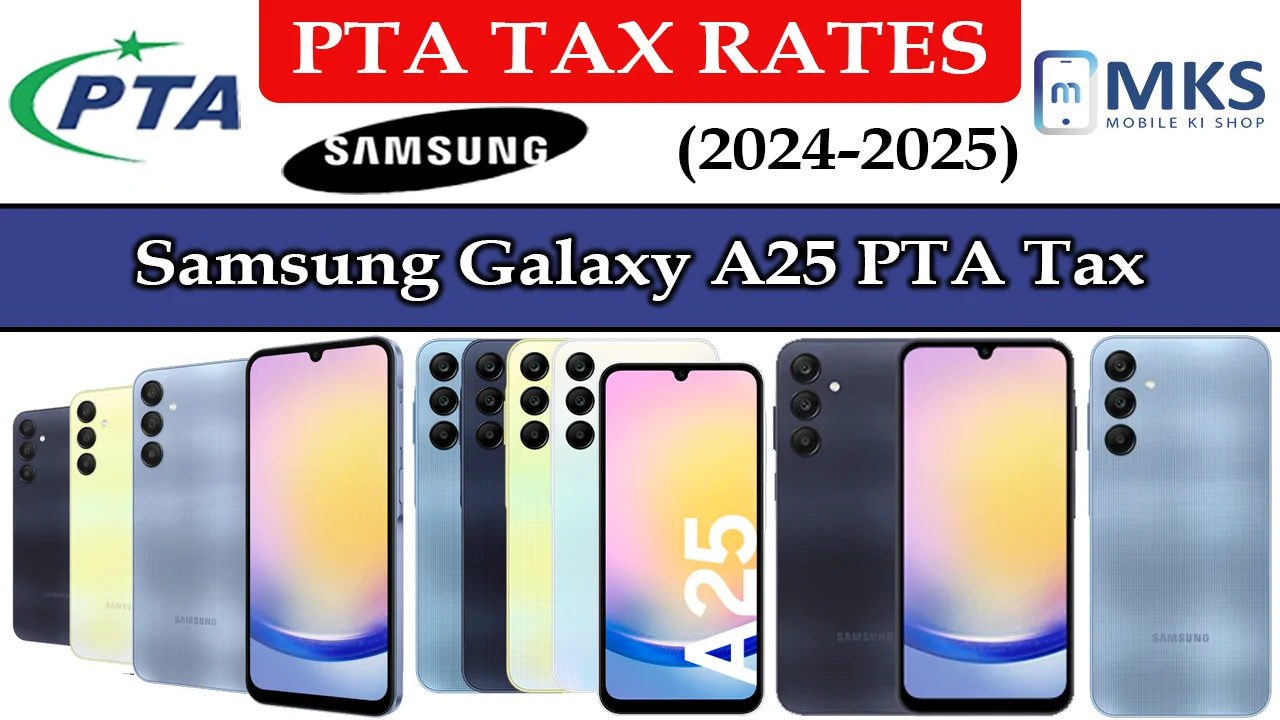 PTA Tax of Samsung A25