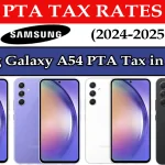 Samsung Galaxy A54 PTA Tax