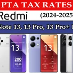 Redmi Note 13, 13 Pro, 13 Pro+ pta tax