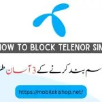 How to Block Telenor Sim