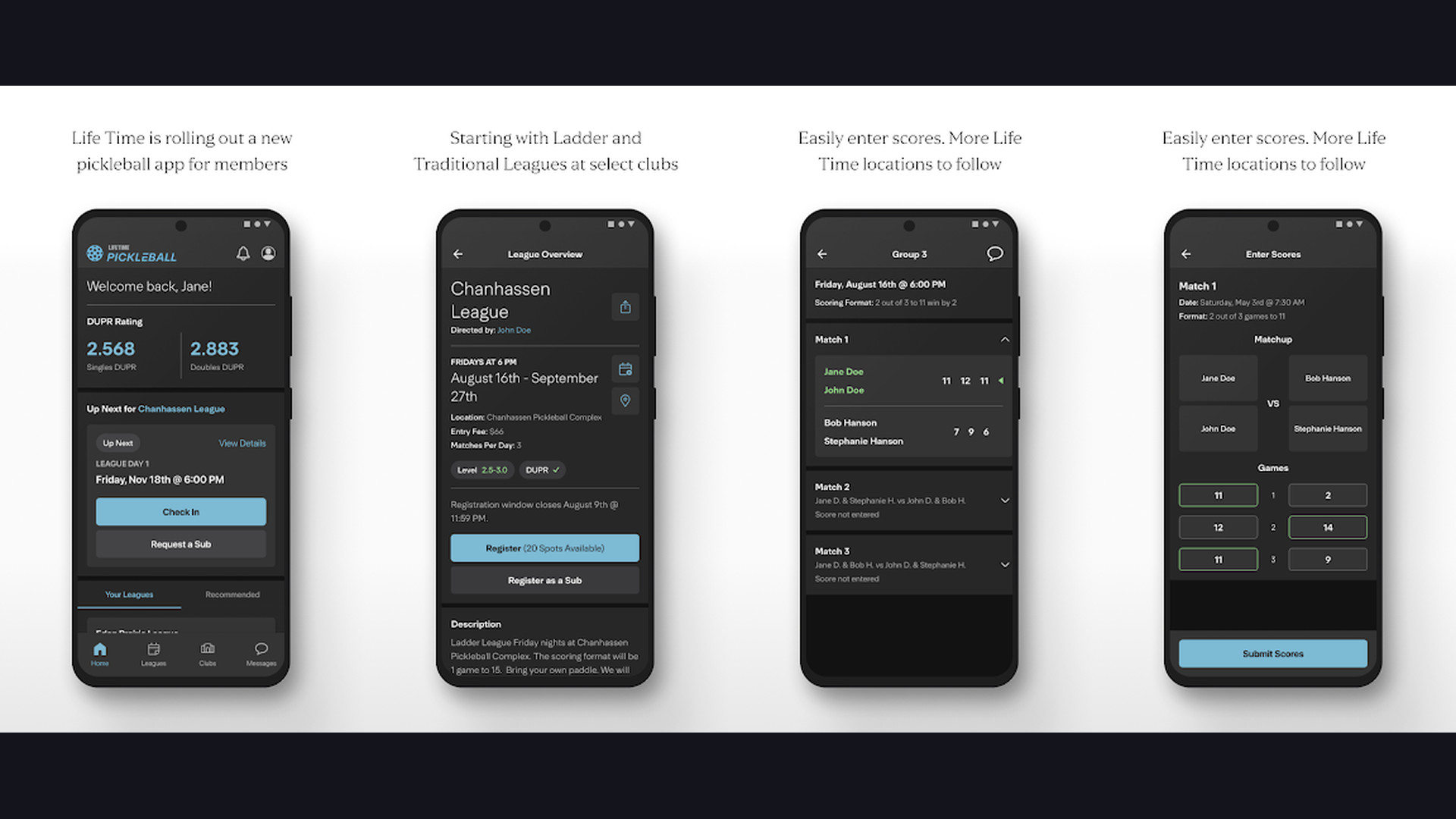 PicklePlay pickleball app screenshots
