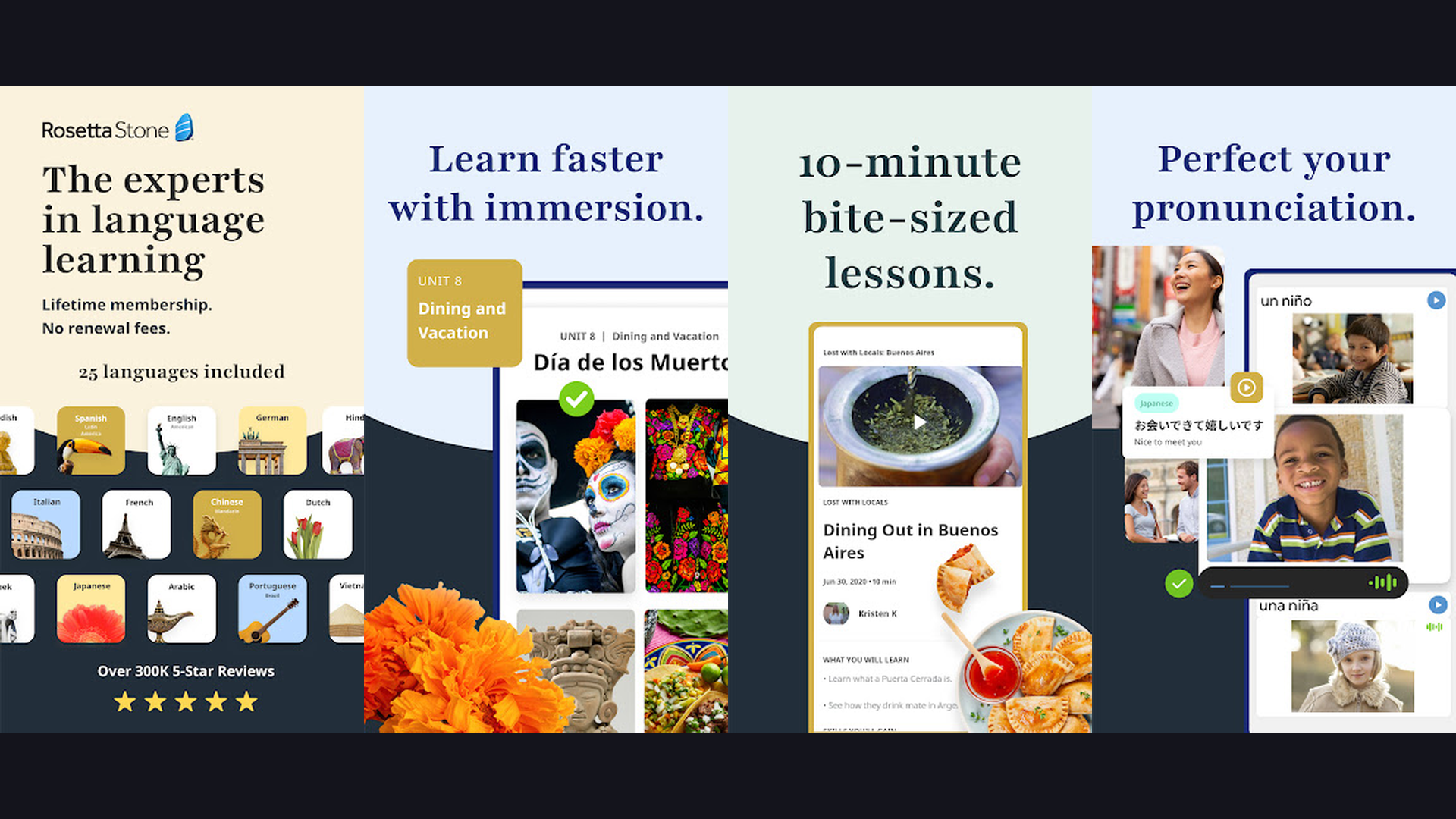 Rosetta Stone screenshots and features