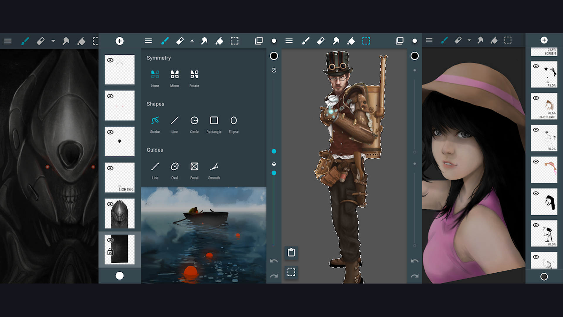 ArtFlow drawing app screenshots