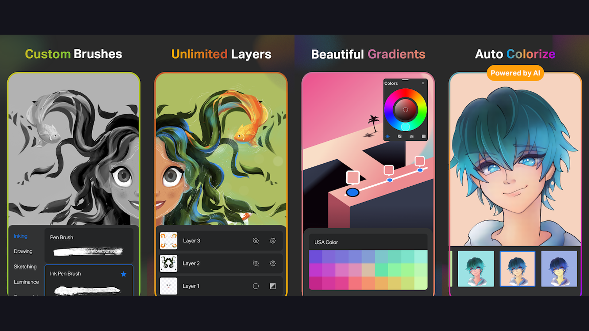 Procreate Pocket app screenshots