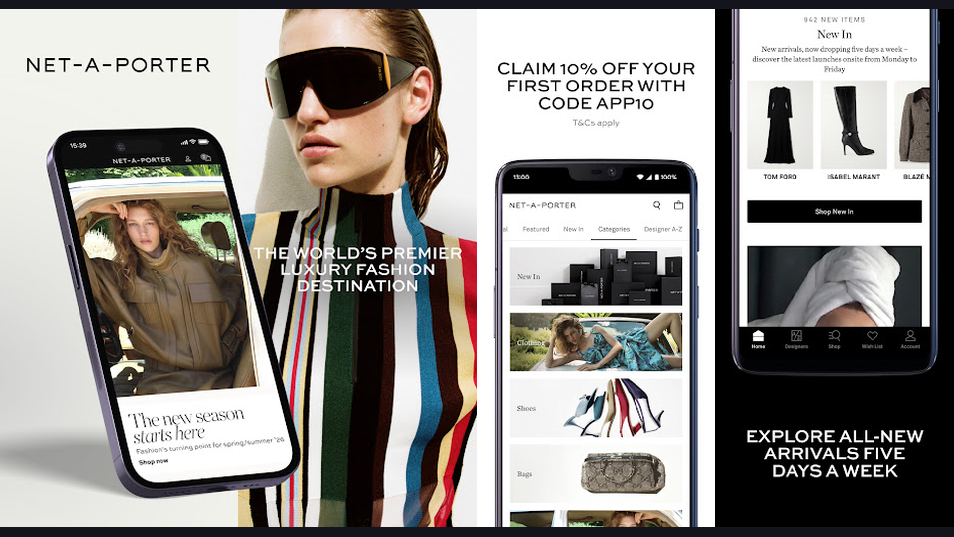 MR PORTER luxury menswear app screenshots