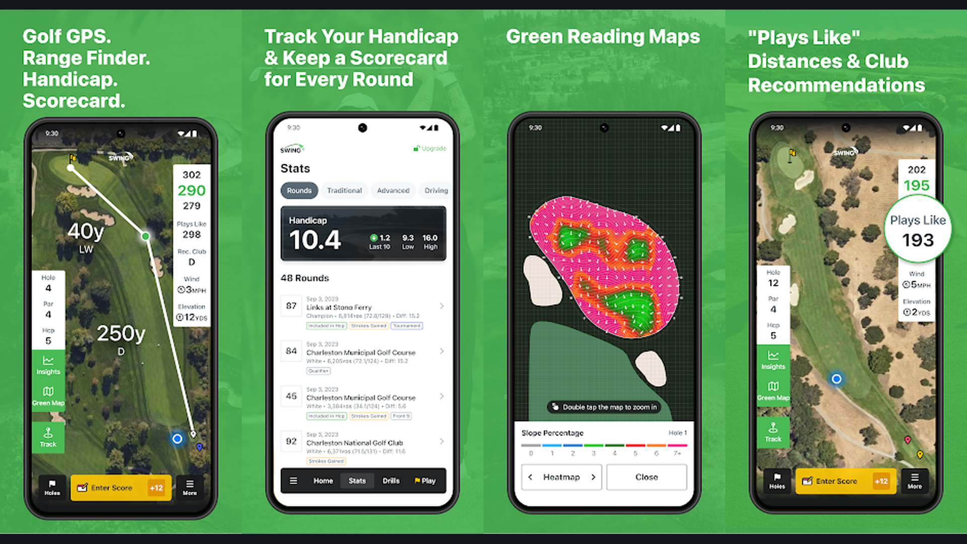18Birdies golf app screenshots
