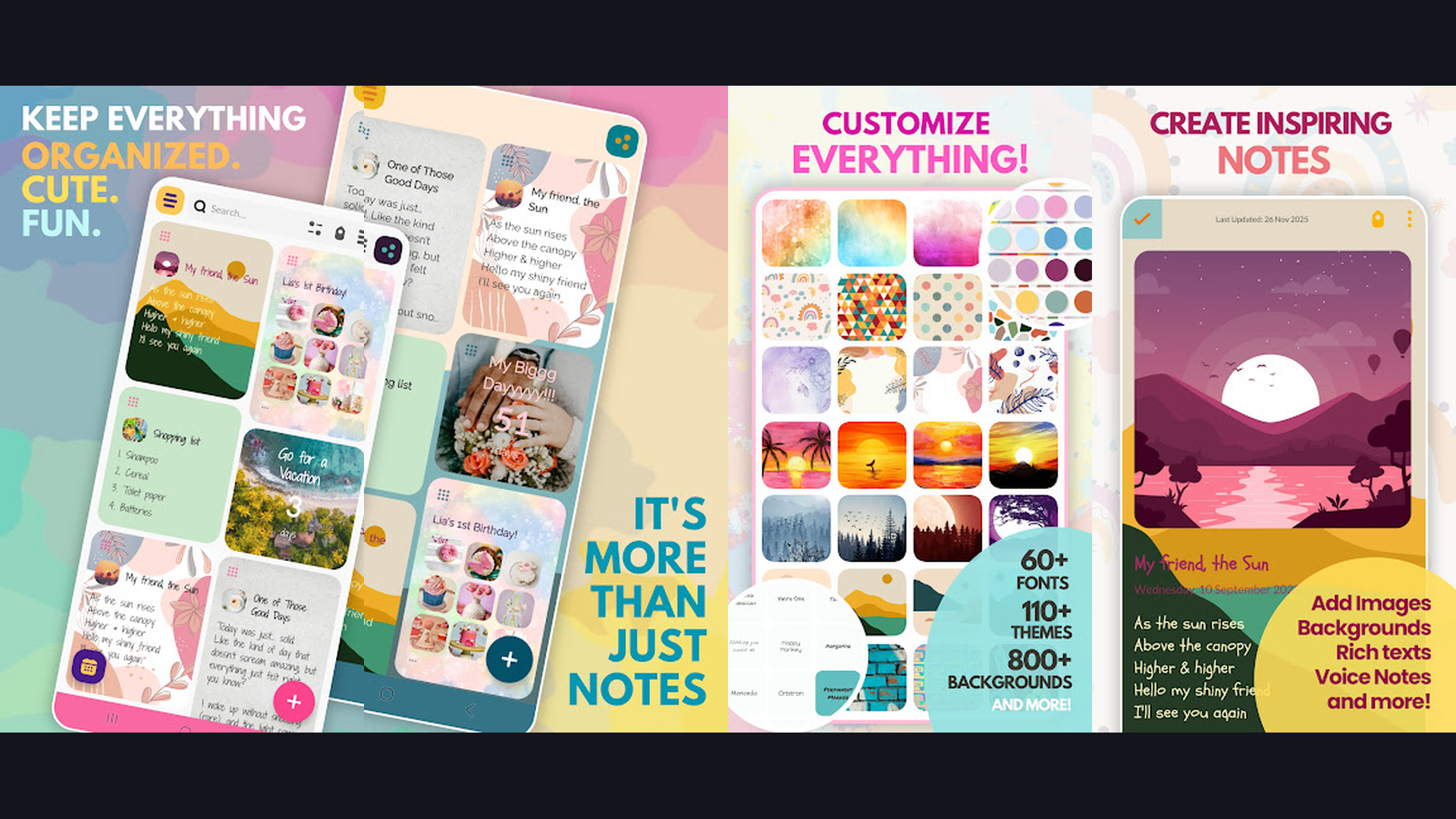 Bear Mac note-taking app screenshots