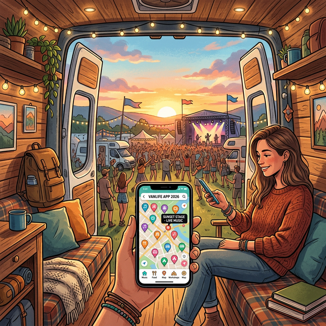 Best Festivals and Events Apps for Van Lifers in 2026