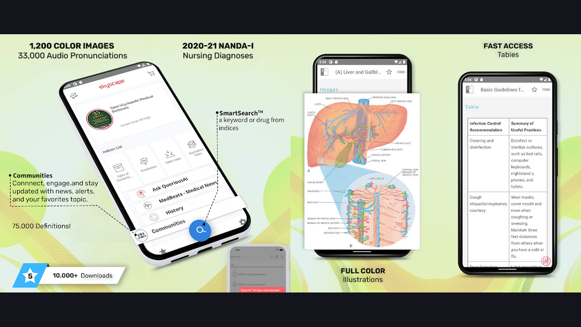 Taber Medical Dictionary app screenshots