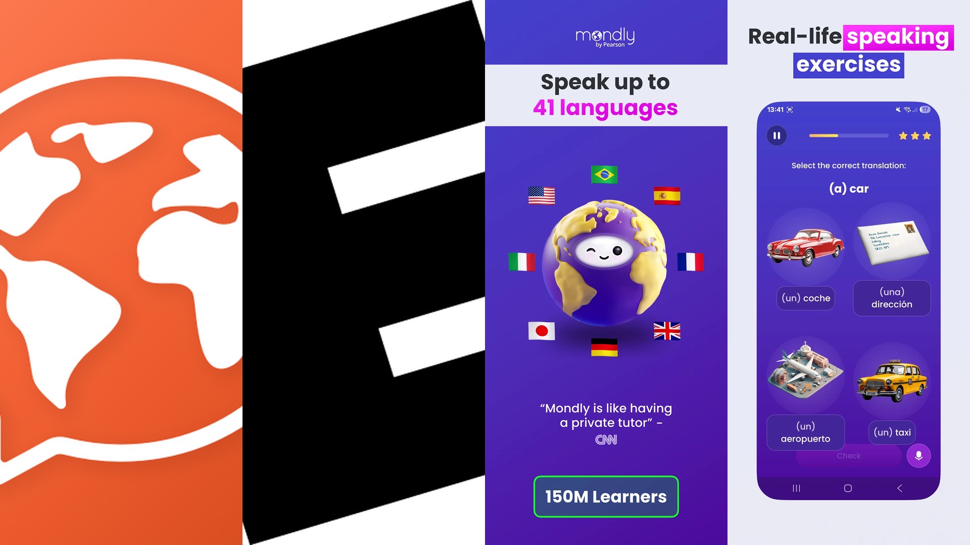 Mondly language app overview and interface