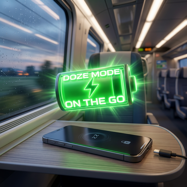 A technical illustration of the Android 7 Doze on the Go logic and power management algorithms