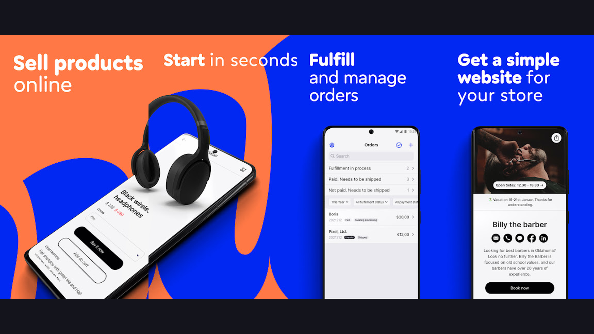 Billdu invoice app screenshots