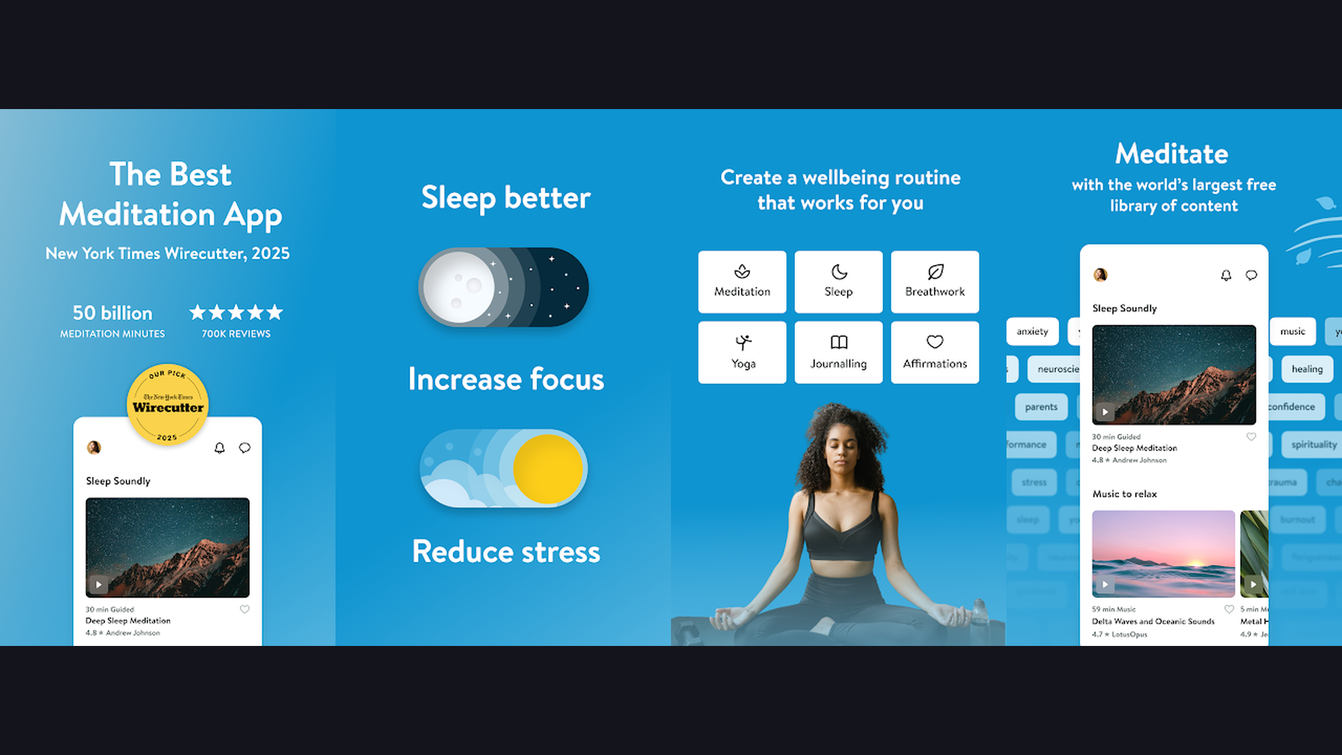 Insight Timer app screenshots