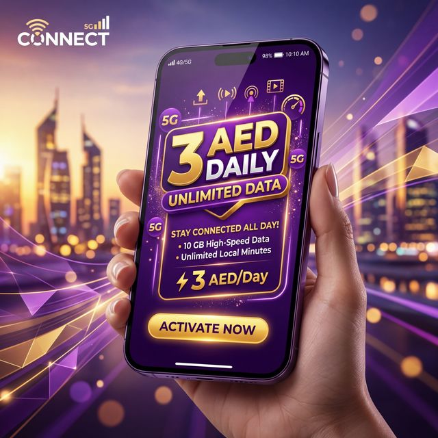 Du Daily Data Package 3 AED: How to Activate