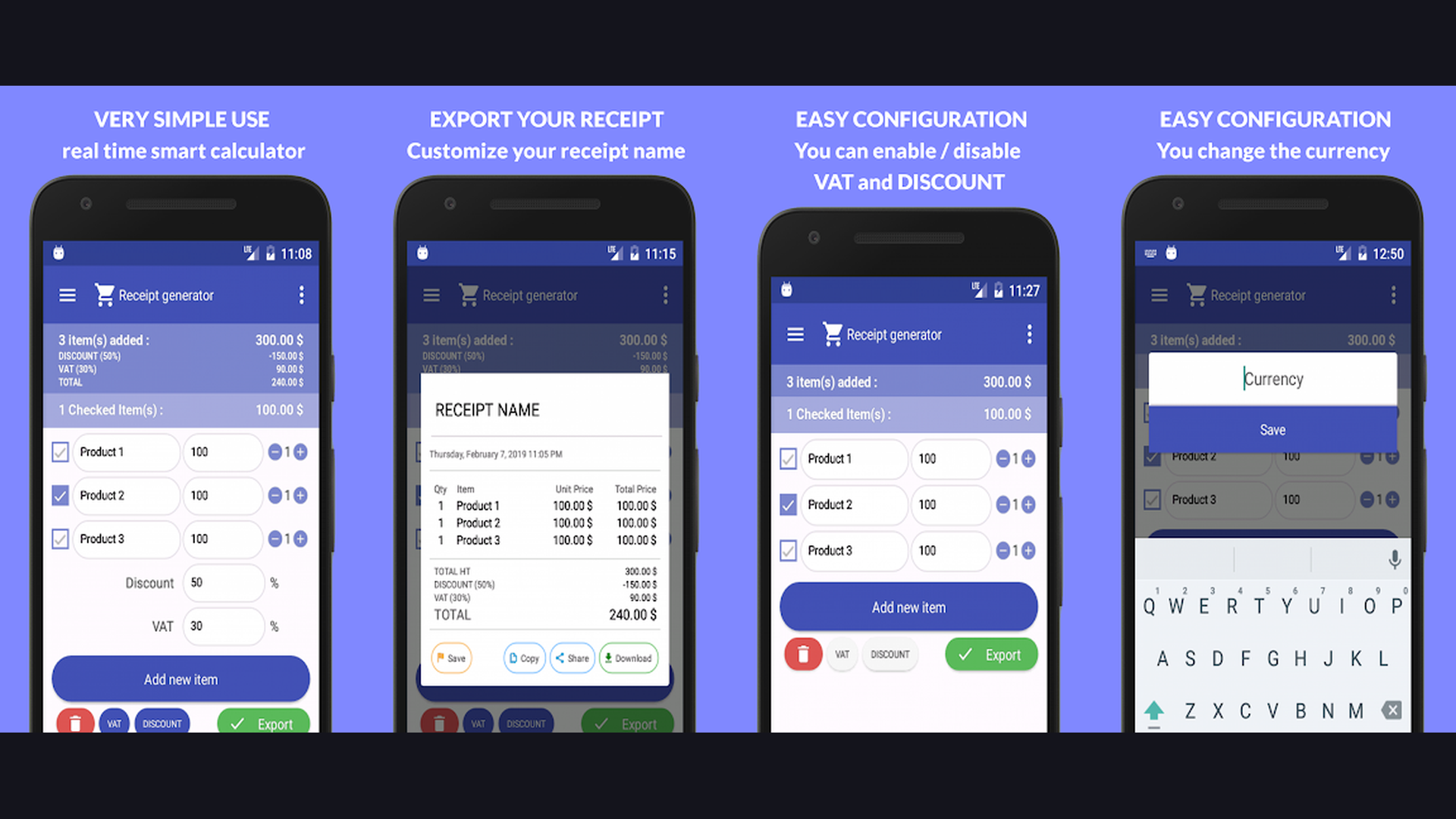 Receipt Generator gameplay and screenshots