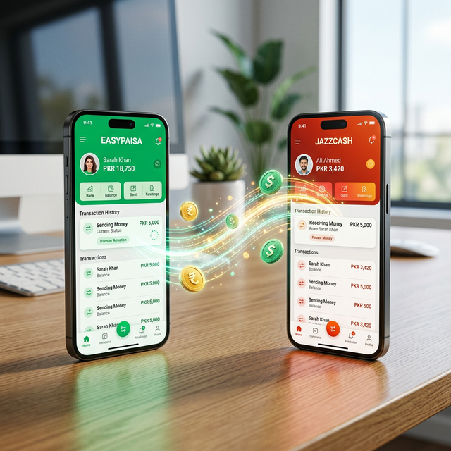 How to Send Money from Easypaisa to JazzCash in 2026