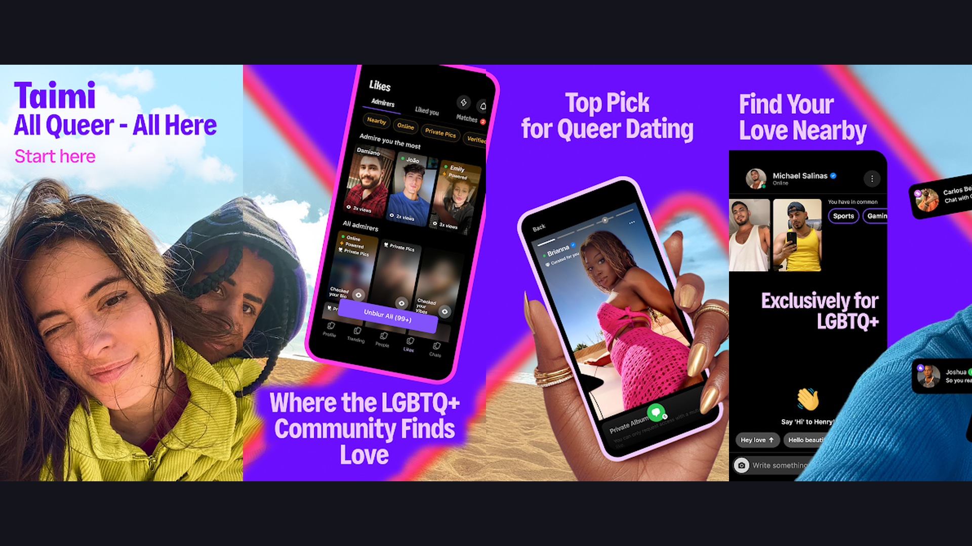 TrevorSpace teen social app screenshots