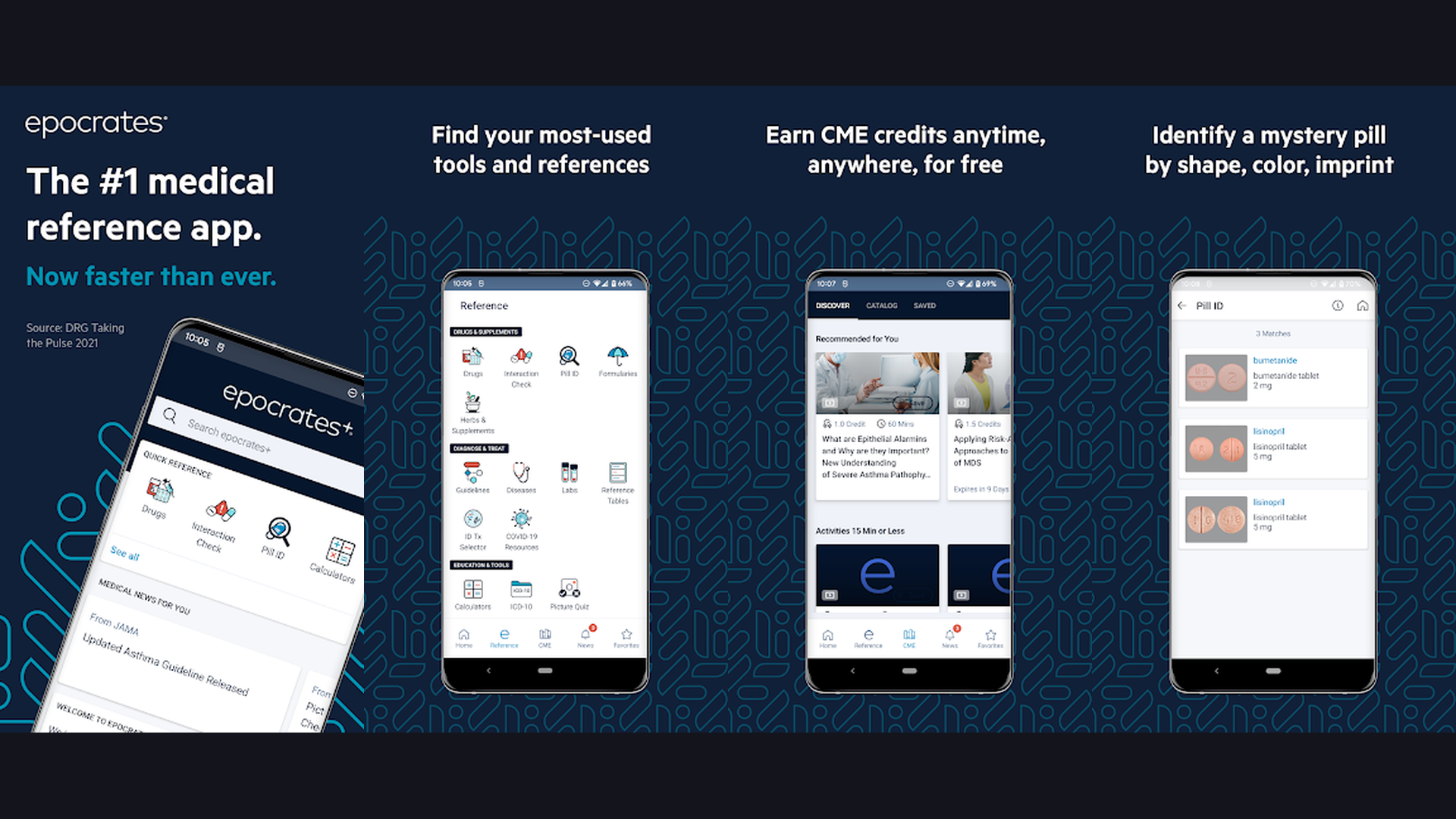 Epocrates drug reference app screenshots