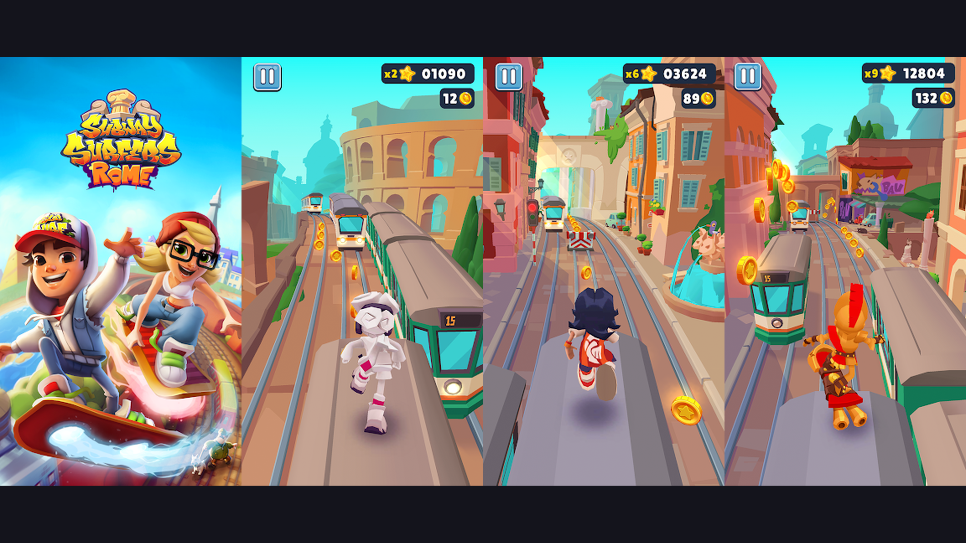 Subway Surfers app screenshots