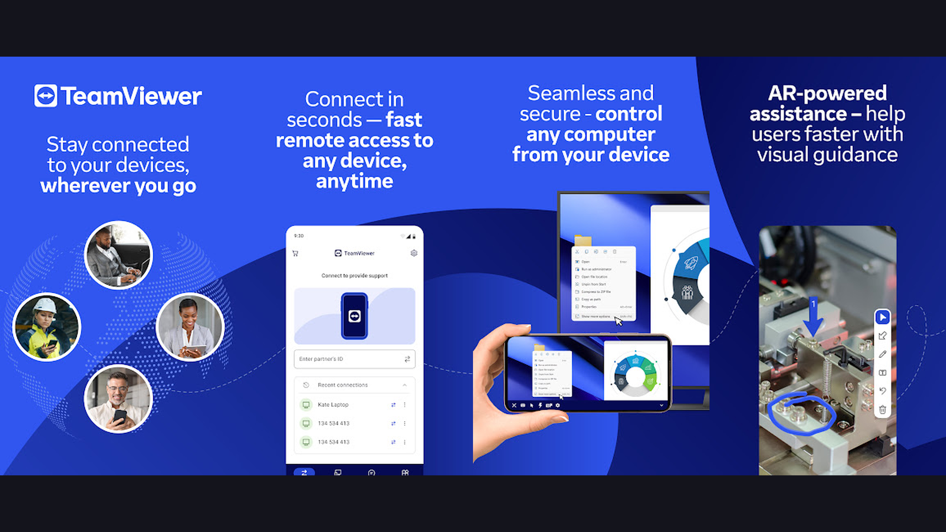 TeamViewer Remote Control features and interface