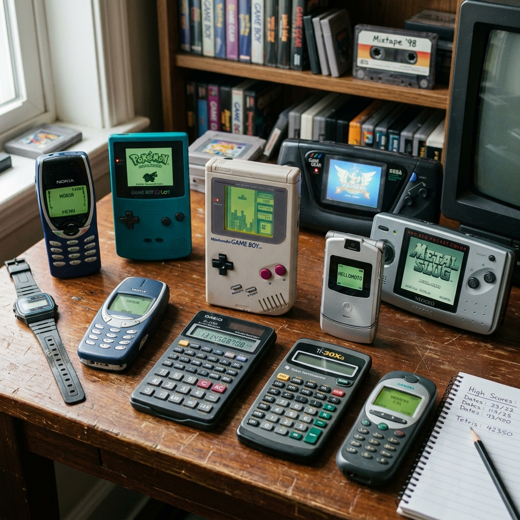 Historical devices that used STN LCD displays