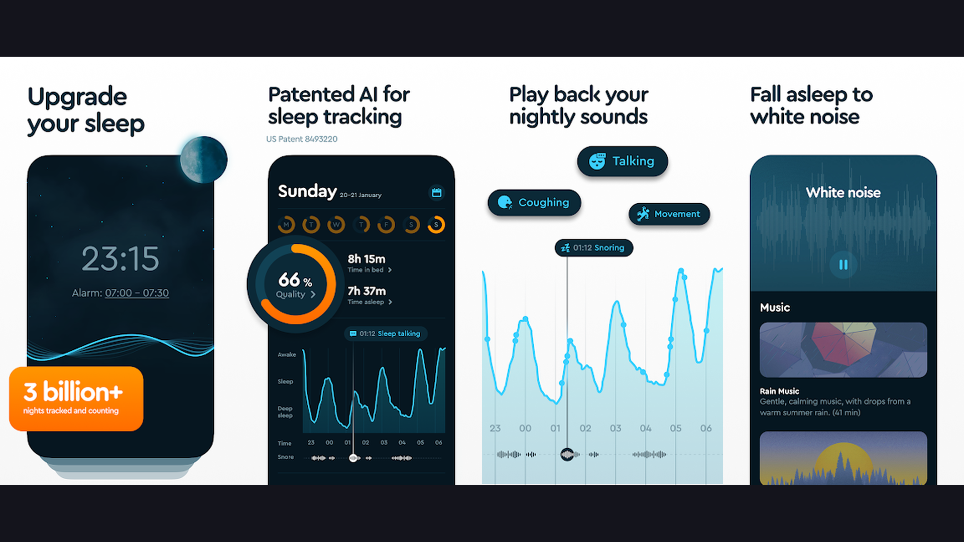 BetterSleep app screenshots
