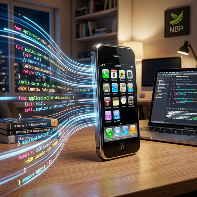 Developers creating apps for iPhone OS 2 using the first iOS SDK