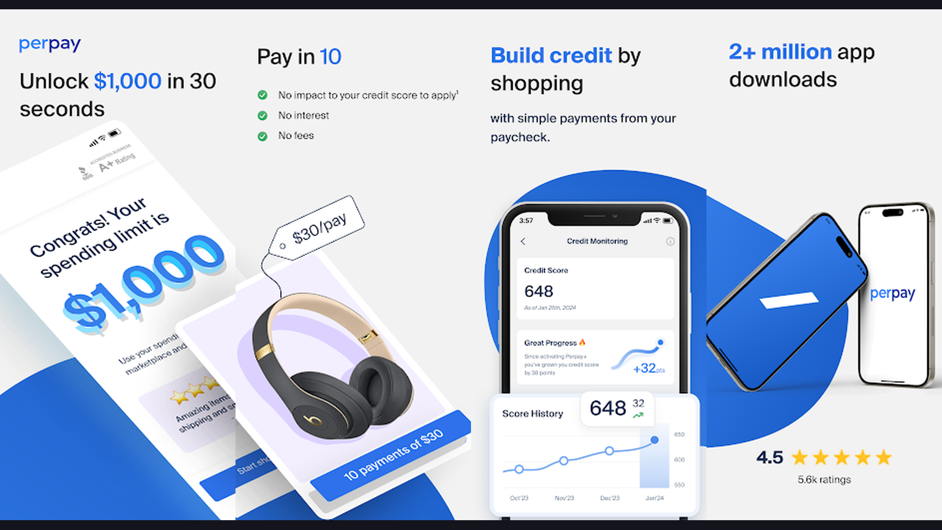 FlexShopper buy now pay later app screenshots